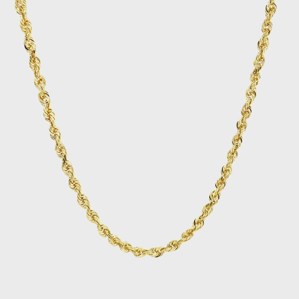 Select Your 10k | Solid Gold Rope Chain