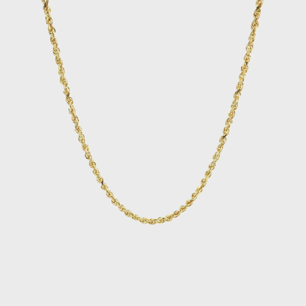 Select Your 10k | Solid Gold Rope Chain