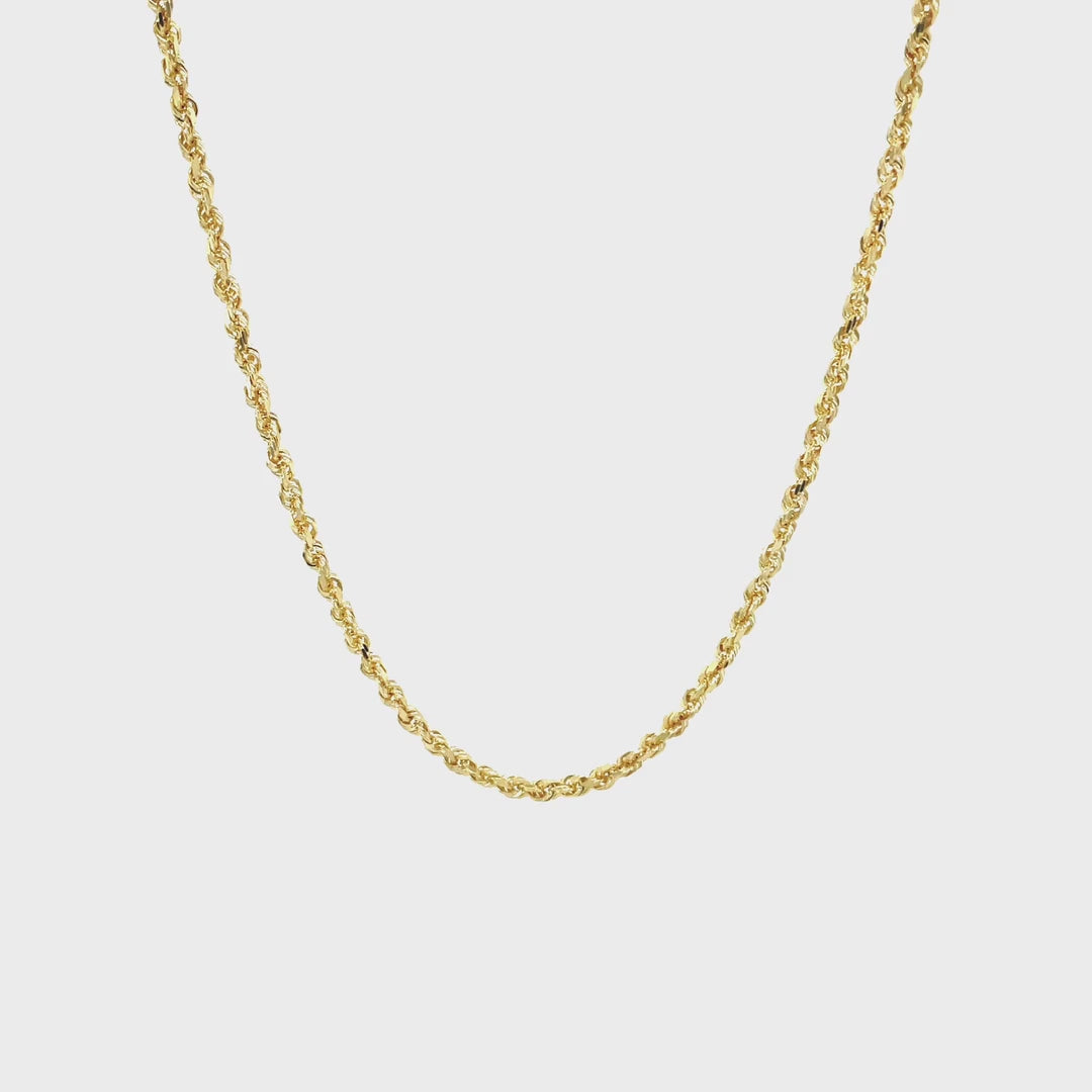 Select Your 10k | Solid Gold Rope Chain